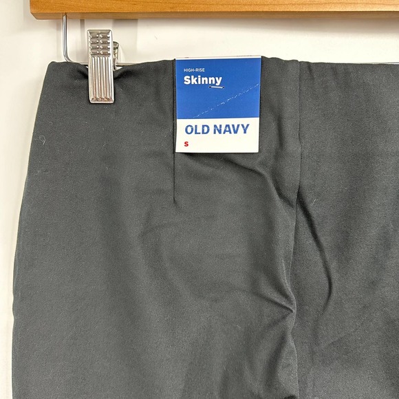 Old Navy High Rise Skinny Pants Small Black NWT - Picture 5 of 9